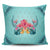 Hawaiian Tropical Strelitzia Hibiscus Plumeria Centre Pillow Covers - AH Pillow Covers Black - Polynesian Pride