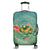 Hawaiian Turtle And Hibiscus Polynesian Luggage Covers - AH Black - Polynesian Pride