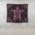 Hawaiian Turtle And Hibiscus Polynesian Tapestry Pink - AH - Polynesian Pride