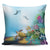 Hawaiian Turtle Dolphin In The Ocean Polynesian Pillow Covers - AH Pillow Covers Black - Polynesian Pride