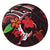 Hawaiian Turtle Hibiscus And Plumeria Flower Polynesian Round Carpet - AH Round Carpet Luxurious Plush - Polynesian Pride