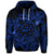 Hawaiian Turtle Hibiscus Plumeria Kanaka Polynesian Hoodie Blue Soft Style - Polynesian Pride