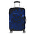 Hawaiian Turtle Hibiscus Plumeria Kanaka Polynesian Luggage Covers Blue - Soft Style - AH Black - Polynesian Pride