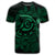 Hawaiian Turtle Hibiscus Plumeria Kanaka Polynesian T Shirt Green Soft Style AH - Polynesian Pride