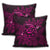 Hawaiian Turtle Hibiscus Plumeria Kanaka Polynesian Pillow Covers Pink - Soft Style - AH - Polynesian Pride