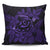 Hawaiian Turtle Hibiscus Plumeria Kanaka Polynesian Pillow Covers Purple - Soft Style - AH Pillow Covers Black - Polynesian Pride