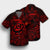 Hawaiian Turtle Hibiscus Plumeria Kanaka Polynesian Hawaiian Shirt Red - Soft Style - AH - Polynesian Pride