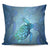 Hawaiian Turtle In The Sea Bubble Polynesian Pillow Covers - AH Pillow Covers Black - Polynesian Pride