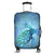 Hawaiian Turtle In The Sea Bubble Polynesian Luggage Covers - AH Black - Polynesian Pride