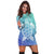 Hawaiian Turtle In The Sea Polynesian Hoodie Dress - AH - Polynesian Pride