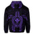 Hawaiian Turtle Kanaka Polynesian Hoodie Purple - Polynesian Pride