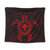 Hawaiian Turtle Kanaka Polynesian Tapestry - Red - AH Wall Tapestry Black - Polynesian Pride