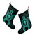 Hawaiian Turtle Kanaka Polynesian Christmas Stocking - Turquoise - AH - Polynesian Pride