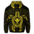 Hawaiian Turtle Kanaka Polynesian Hoodie Yellow - Polynesian Pride