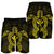 Hawaiian Turtle Kanaka Polynesian Men's Shorts - Yellow - AH - Polynesian Pride