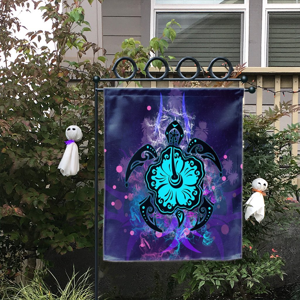 Hawaiian Turtle Mystery Polynesian Flag - AH - Polynesian Pride