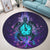 Hawaiian Turtle Mystery Polynesian Round Carpet - AH - Polynesian Pride