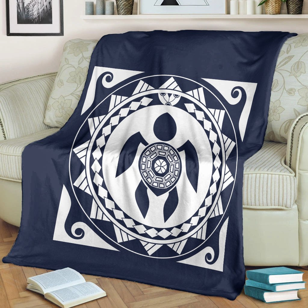 Hawaiian Turtle Pattern Premium Blankets - AH - Polynesian Pride