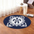 Hawaiian Turtle Pattern Round Carpet - AH - Polynesian Pride