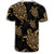 Hawaiian Turtle Pattern Golden T Shirt AH - Polynesian Pride