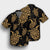 Hawaiian Turtle Pattern Golden Hawaiian Shirt - AH - Polynesian Pride