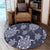 Hawaiian Turtle Pattern Wonderfull Round Carpet - AH - Polynesian Pride