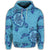 Hawaiian Turtle Plumeria Hoodie - Polynesian Pride