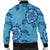 Hawaiian Turtle Plumeria Bomber Jacket - AH - Polynesian Pride