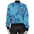 Hawaiian Turtle Plumeria Bomber Jacket - AH - Polynesian Pride