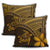 Hawaiian Turtle Plumeria Kakau Polynesian Quilt Pillow Covers Neo Brown AH - Polynesian Pride