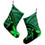 Hawaiian Turtle Plumeria Kakau Polynesian Quilt Christmas Stocking Neo Green AH - Polynesian Pride