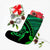 Hawaiian Turtle Plumeria Kakau Polynesian Quilt Christmas Stocking Neo Green AH - Polynesian Pride