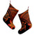 Hawaiian Turtle Plumeria Kakau Polynesian Quilt Christmas Stocking Neo Orange AH - Polynesian Pride