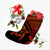 Hawaiian Turtle Plumeria Kakau Polynesian Quilt Christmas Stocking Neo Orange AH - Polynesian Pride