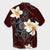 Hawaiian Turtle Plumeria Polynesian Hawaiian Shirt Red - AH - Polynesian Pride