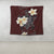 Hawaiian Turtle Plumeria Polynesian Tapestry Red - AH - Polynesian Pride