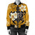 Hawaiian Turtle Plumeria Polynesian Bomber Jacket Yellow - AH - Polynesian Pride