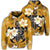 Hawaiian Turtle Plumeria Polynesian Hoodie Yellow Unisex Art - Polynesian Pride