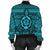 Hawaiian Turtle Polynesian Tribal Bomber Jacket Blue AH - Polynesian Pride