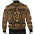 Hawaiian Turtle Polynesian Tribal Bomber Jacket Gold AH - Polynesian Pride