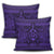 Hawaiian Turtle Polynesian Tribal Pillow Covers Purple AH - Polynesian Pride