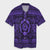 Hawaiian Turtle Polyensian Tribal Hawaiian Shirt Purple AH Unisex Black - Polynesian Pride