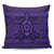 Hawaiian Turtle Polynesian Tribal Pillow Covers Purple AH Pillow Covers Black - Polynesian Pride