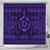 Hawaiian Turtle Polynesian Tribal Shower Curtain Purple AH 177 x 172 (cm) Black - Polynesian Pride