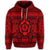 Hawaiian Turtle Polyensian Tribal Hoodie Red - Polynesian Pride