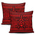 Hawaiian Turtle Polynesian Tribal Pillow Covers Red AH - Polynesian Pride