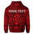 Custom Hawaiian Turtle Polyensian Tribal Hoodie Red - Polynesian Pride