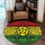 Hawaiian Turtle Polynesian Tribal Round Carpet Reggae AH - Polynesian Pride