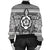 Hawaiian Turtle Polynesian Tribal Bomber Jacket White AH - Polynesian Pride