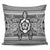 Hawaiian Turtle Polynesian Tribal Pillow Covers White AH Pillow Covers Black - Polynesian Pride